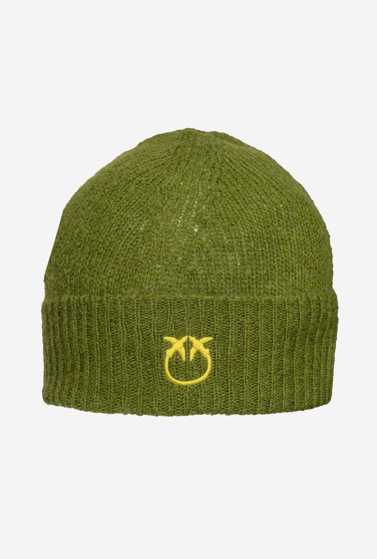 Women's Pinko Alpaca-blend Beanie Green | Canada-87154609