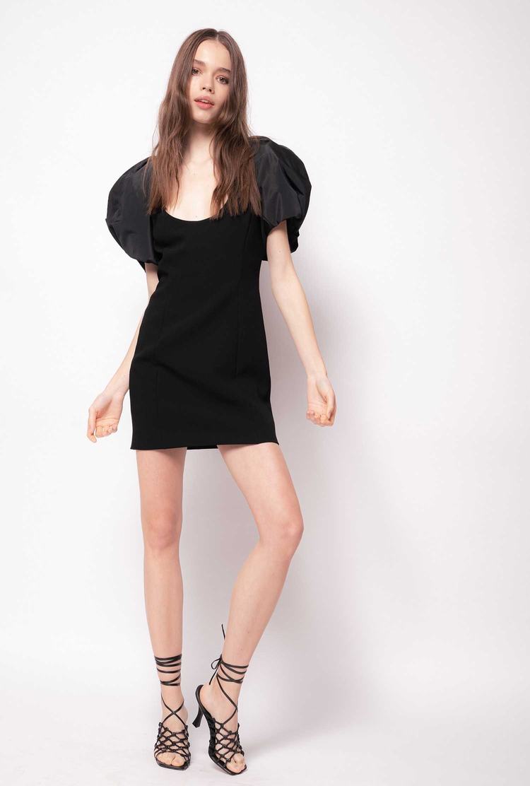 Women's Pinko Balloon Dress Black | Canada-05916839