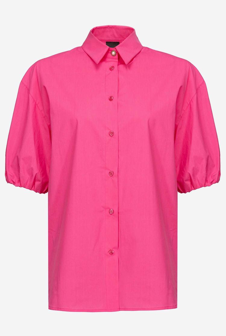 Women's Pinko Balloon Shirts Red | Canada-40731589
