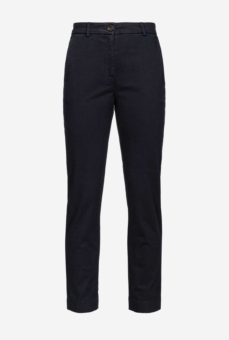 Women's Pinko Chino Pants Black | Canada-72480959
