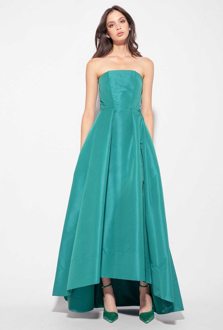Women's Pinko Elegant Technical Faille Dress Blue | Canada-92186349