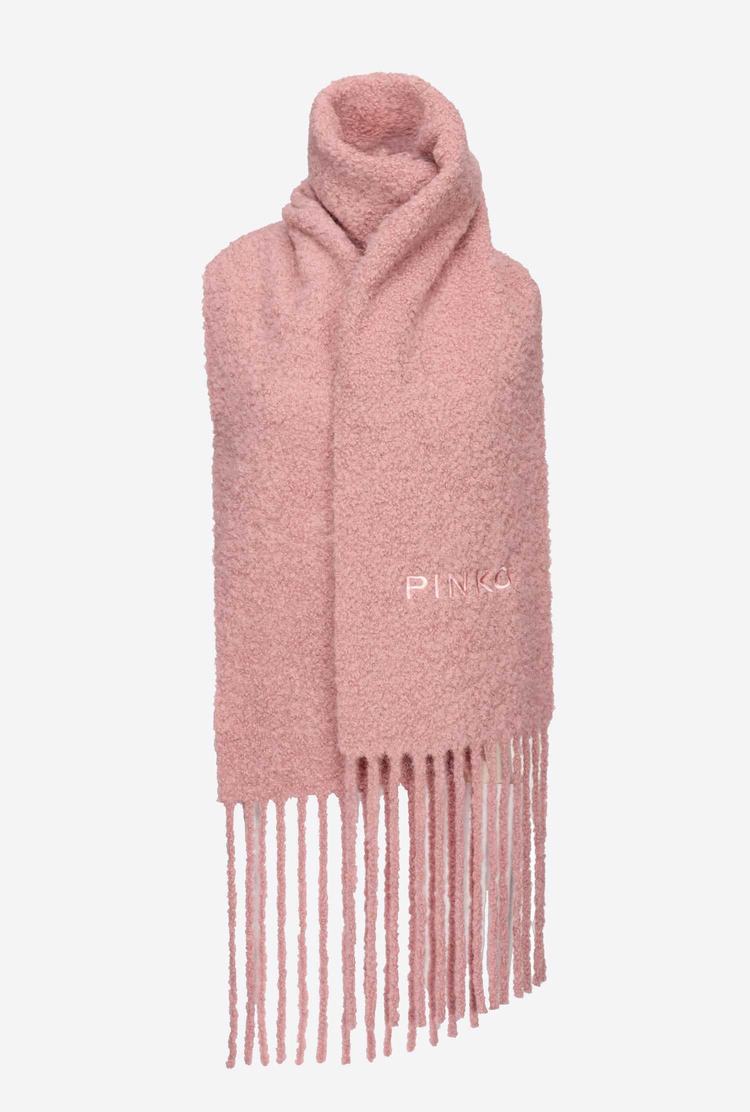 Women's Pinko Fringing Scarves Light Yellow | Canada-89562319