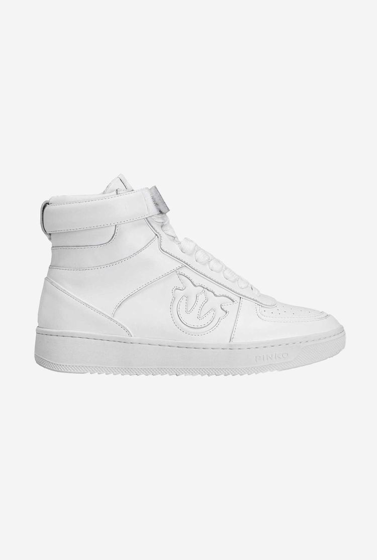 Women's Pinko High-top Sneakers White | Canada-35926709
