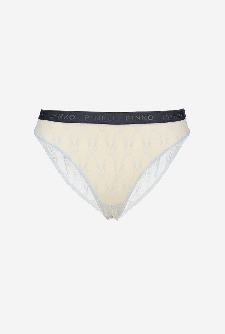Women's Pinko Lace Slip Lingerie Light Blue | Canada-69403289