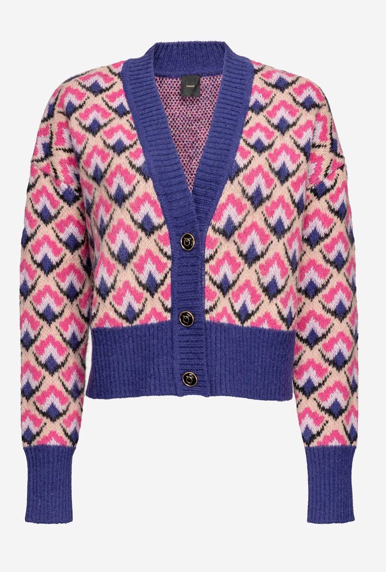 Women's Pinko Liberty Floral Cardigan Pink | Canada-51709839