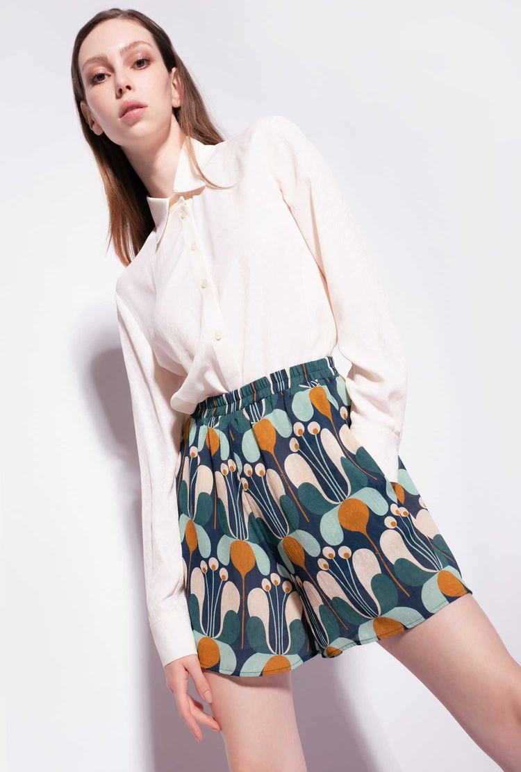 Women's Pinko Logo Shirts White | Canada-84729659