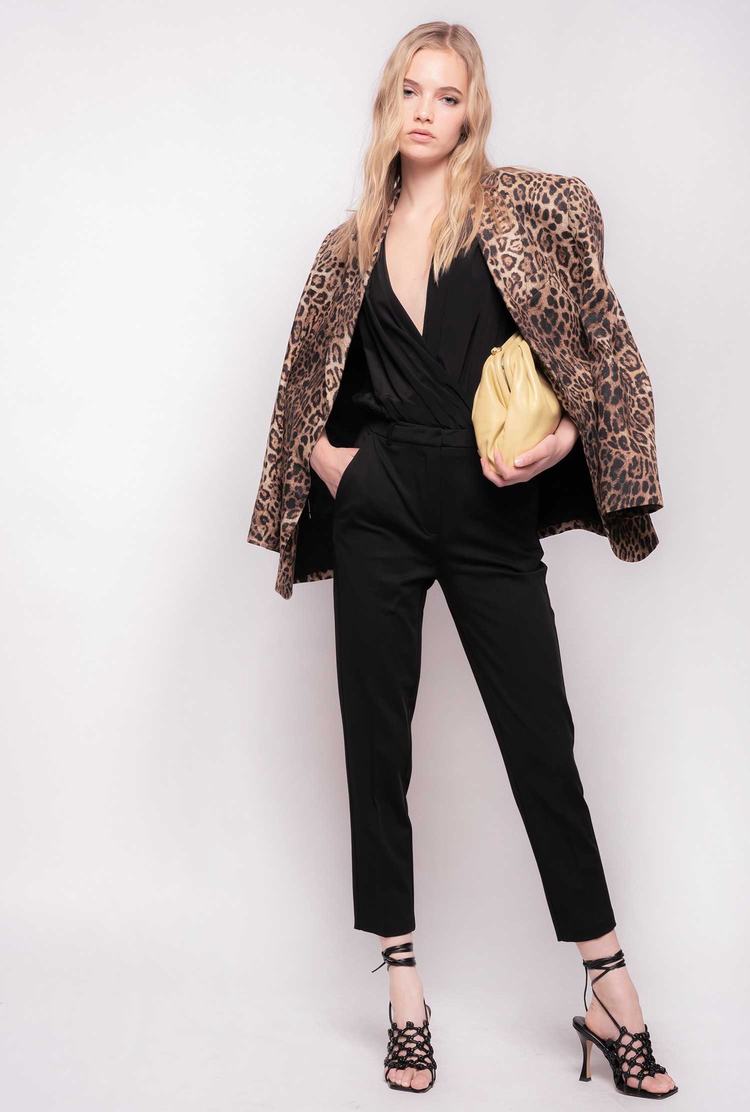 Women's Pinko Love Birds Pants Black | Canada-20754919