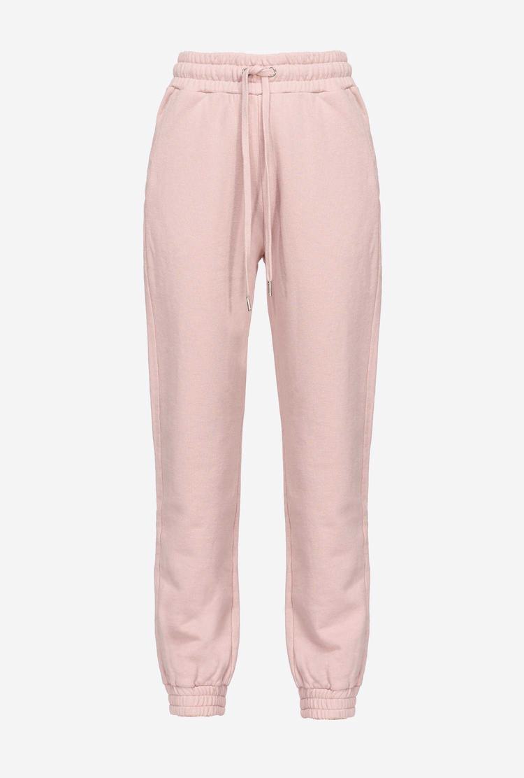 Women's Pinko Multicoloured Love Birds Logo Pants Pink/Orange | Canada-16837529