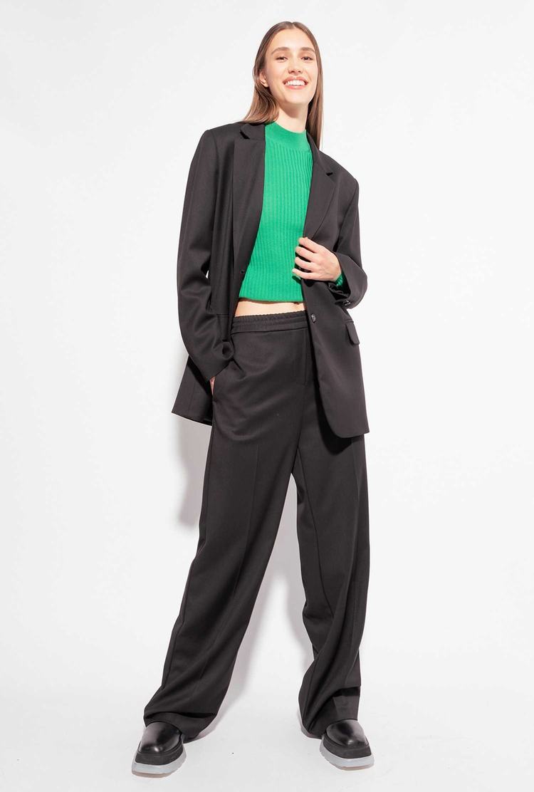 Women's Pinko Oversized Blazers Black | Canada-59672849