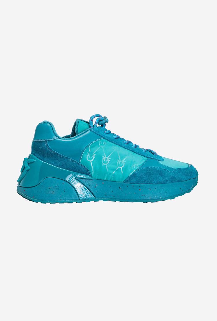Women's Pinko Recycled Sneakers Dark Green | Canada-37964089