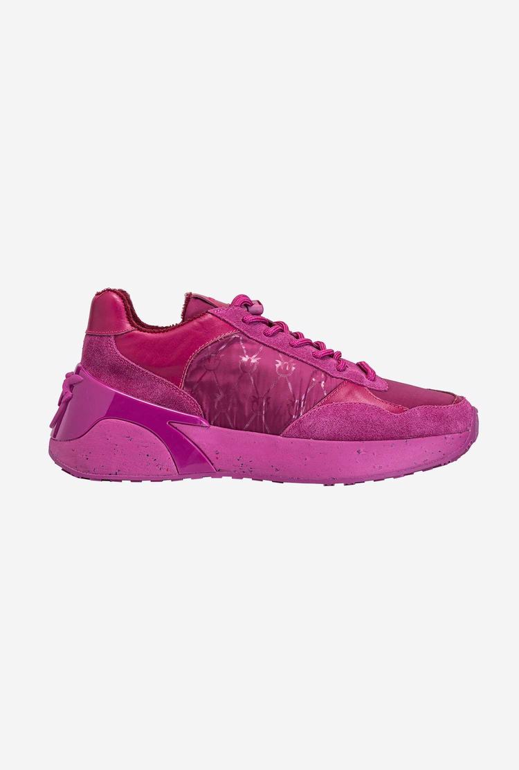 Women's Pinko Recycled Sneakers Fuchsia Fuchsia | Canada-48032569