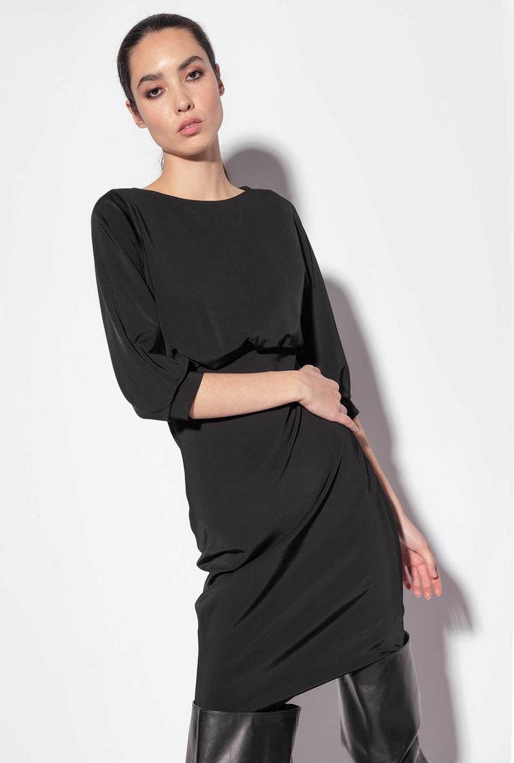 Women's Pinko Sheath Dress Black | Canada-49507129