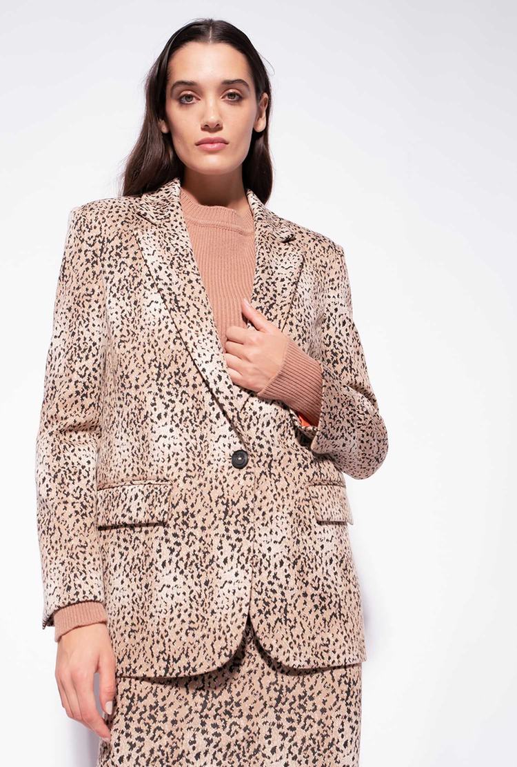 Women's Pinko Spotted Blazers Brown/Black | Canada-18079539