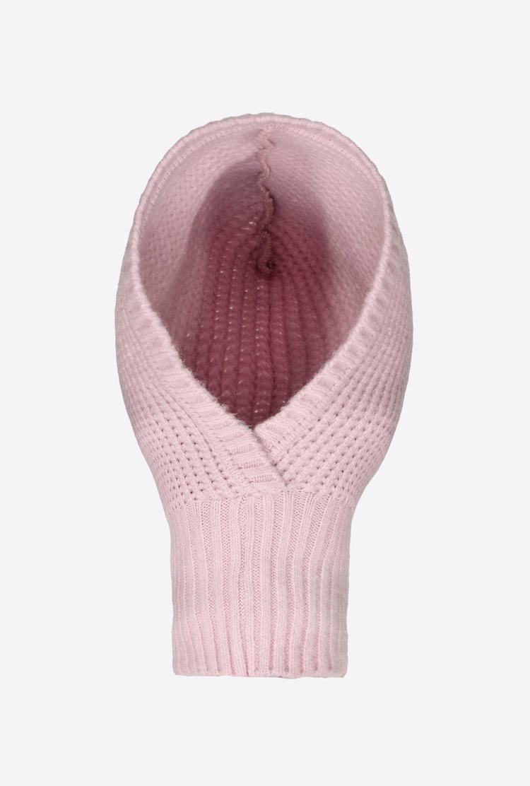 Women's Pinko Wool Balaclava Beanie Purple | Canada-51230879